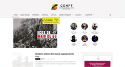 Desktop Screenshot of cdhpf.org.br